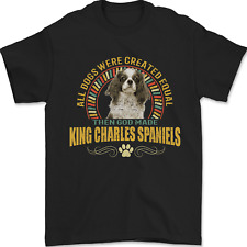 A Cavalier King Charles Spaniel Dog Mens T-Shirt 100% Cotton