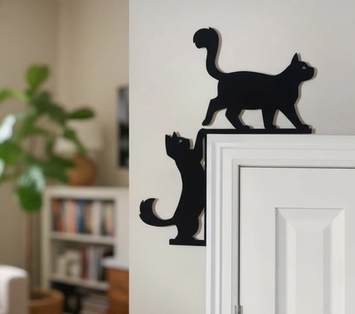 Décoration murale chat - décoration, en