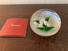 Baccarat Crystal Arum Paper Press Ball