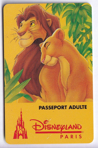 Disney paris pass - disney, card