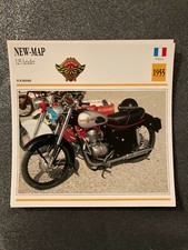 CARTE FICHE MOTO collection ATLAS NEW MAP 125 LEADER