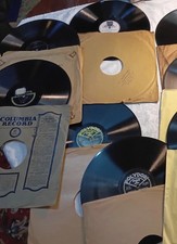 Lot de 9 disques 78 tours – Lumen, Ultraphone, Decca, Polydor –