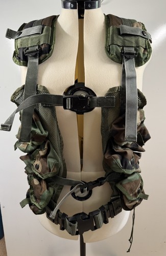 Military load bearing vest - load,