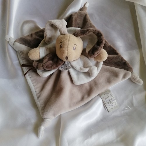 Doudou lapin écru beige - doudou,