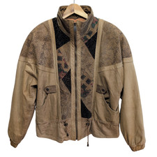 Blouson cuir et daim Paris