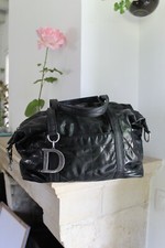 Dior sac en cuir et toile
