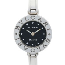 BVLGARI B-zero1 Wrist Watch BZ22S Quartz Stainless Steel Used Women Black