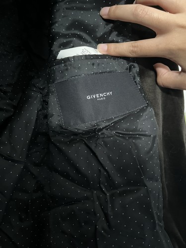 Givenchy black velvet