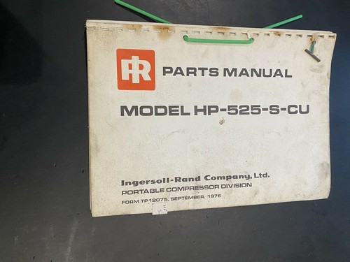 Ingersoll rand hp525 scu - rand,