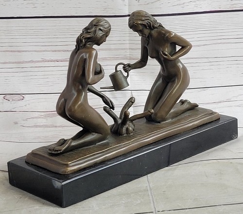 Captivating bronze sculpture - captivating,
