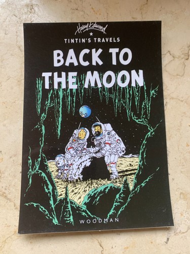 Carte postale 15x10 tintin - carte,