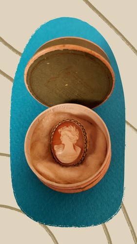 Ancien camée broche pendentif - camée,