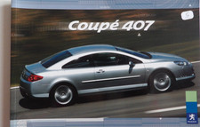 Brochure PEUGEOT 407 coupé de