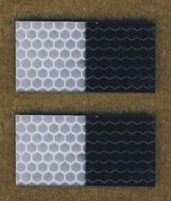 Neuf Infrarouge Style Réfléchissant Blanc et Noir Casque Glints Moral Patch Iff