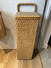 ancienne huche a pain en osier