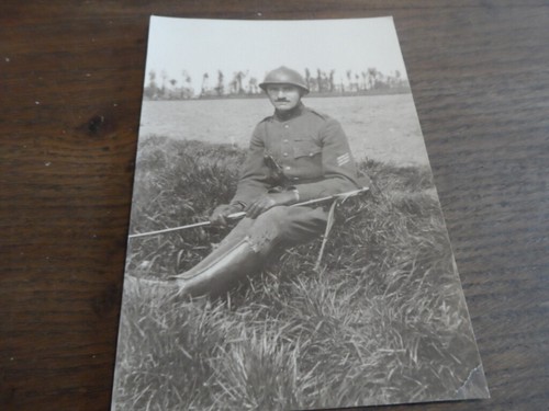 Photo carte officier - , belge