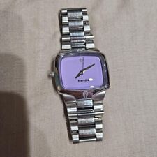 Nixon The Player Watch Silver color / purple No accessories New Battery