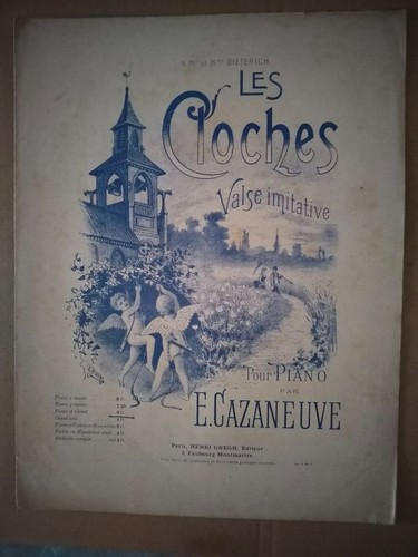 Partition ancienne chant - partition,