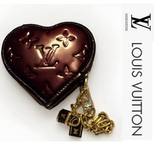 ❣️Louis Vuitton Monogram Vernis Leather Portes Monnaies Cruer Case In Amarante