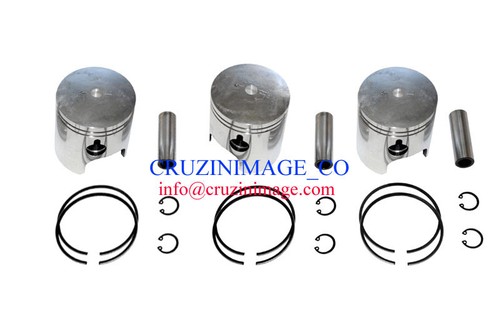 Suzuki gt750 pistons set - pistons,