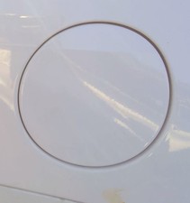 13 14 2015 16 Chevy Malibu Fuel Filler Door Round Gas Cap in GAZ White