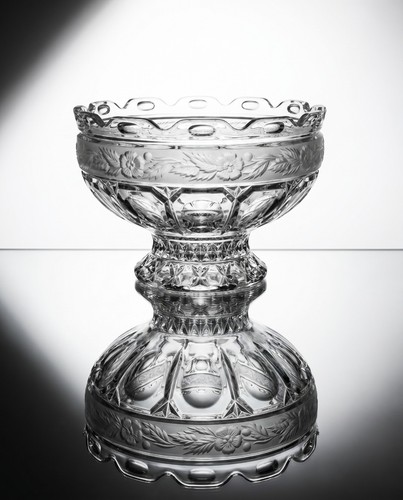 Coupe sur pied cristal - sur,