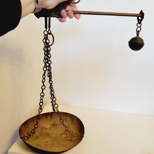 Ancienne balance romaine avec