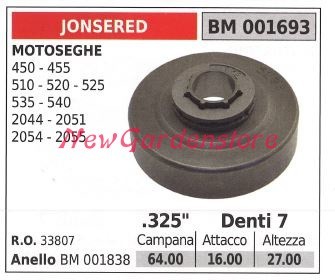 Pignon jonsered moteur - jonsered,