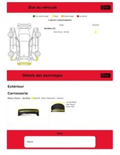 Pare choc arriere VOLKSWAGEN