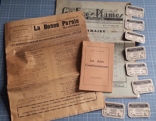 Lot colombophilie ailes - colombophilie,