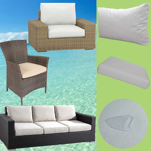 Coussins rattan pour - coussins, de