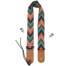 Sangle de guitare classique motif ukulélé sangle d'instrument de musique