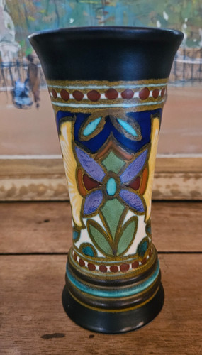 Art nouveau vase ceramique - nouveau,