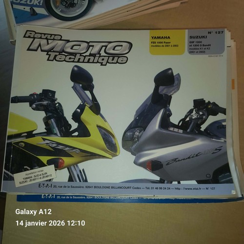 Rtm 127 yamaha fzs1000 - 127, fazer