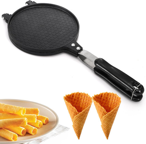 Waffle cone maker nonstick - waffle,