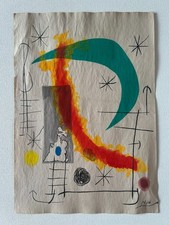 JOAN MIRO Dessin sur papier
