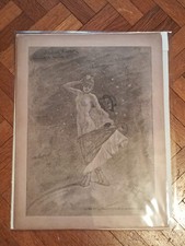 Félicien ROPS Gravure "Le vol