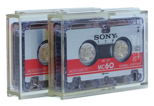Lot microcassette sony mc60 - 2,