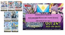 CARDFIGHT VANGUARD DZ-BT10 KETER SANCTUARY PLAYSET LIAEL=DRACONIS AZERUEL ALMOV