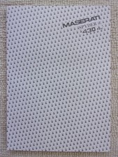 MASERATI SPYDER IE & 430 4V orig 1993 Press Kit Pack - Ital/Engl/Fr/Ger Text
