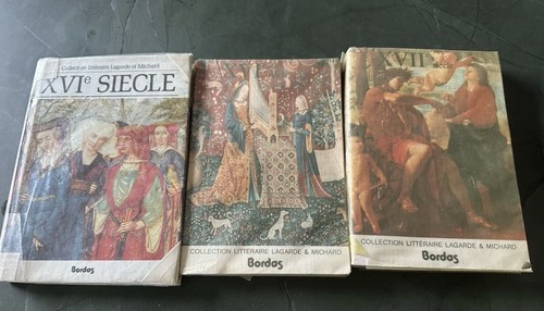 Lot livres lagarde et - lot, 3