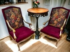 Paire de fauteuils Louis XV