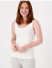 Barefoot Dreams Malibu Sea Salt Organic Cotton Rib Tank Top New Layering