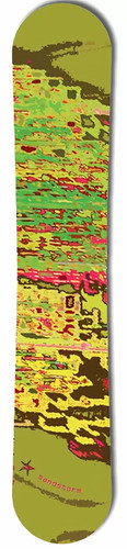 Sandstorm green pale - pale, snowboard