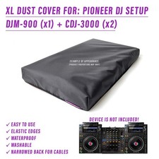 XL DUST COVER pour PIONEER DJ SETUP (DJM-900 + CDJ-3000 (x2))