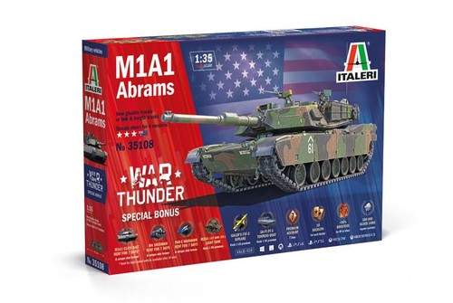 Italeri m1a1 abrams kit - m1a1,