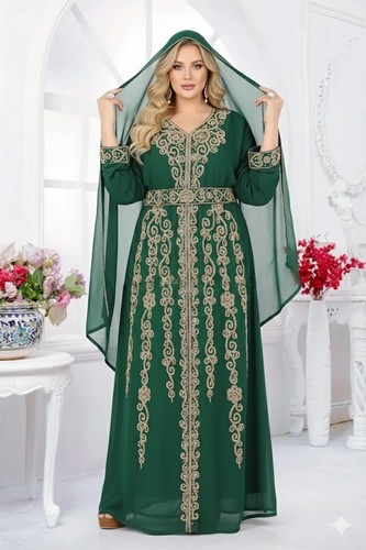 Royal islamic georgette - royal,