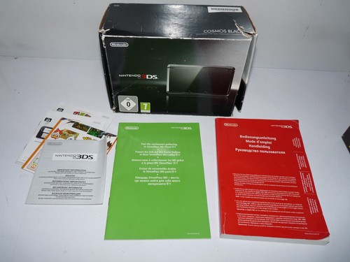 Boite vide notice console - boite,