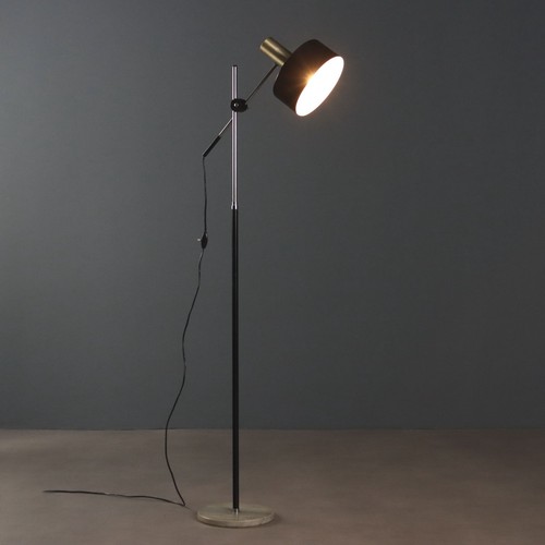 Lampadaire vintage aluminium - lampadaire,