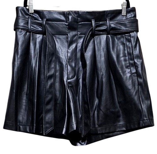 Shorts noir taille haute - shorts,
